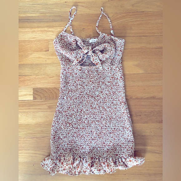 Blush J Smocked Ruffle Hem Dress - Picture 1 of 5